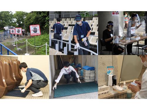 イベントの企画・運営に加え、会場全体の衛生管理をサポートする